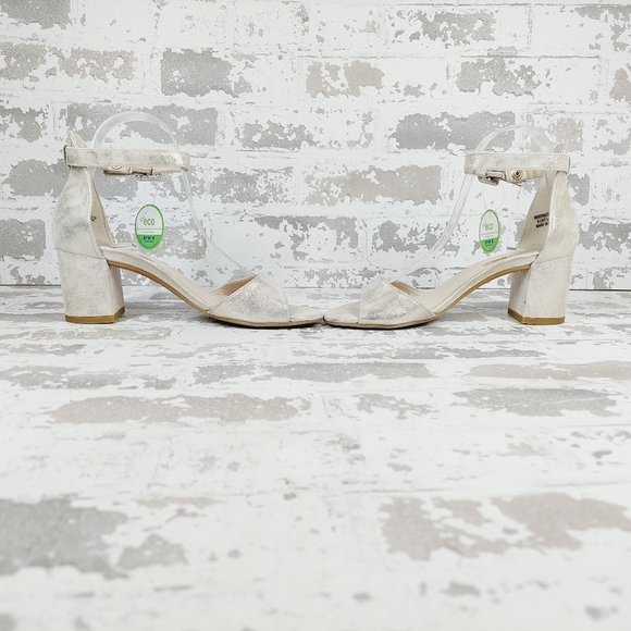 New PAUL GREEN Leather Ankle Strap Open Toe Block Heel Sandals M814 - Picture 7 of 13